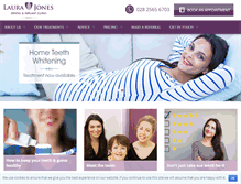 Tablet Screenshot of laurajonesdental.com
